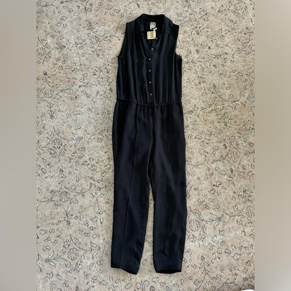 Haute Hippie black silk jumpsuit XS NWT